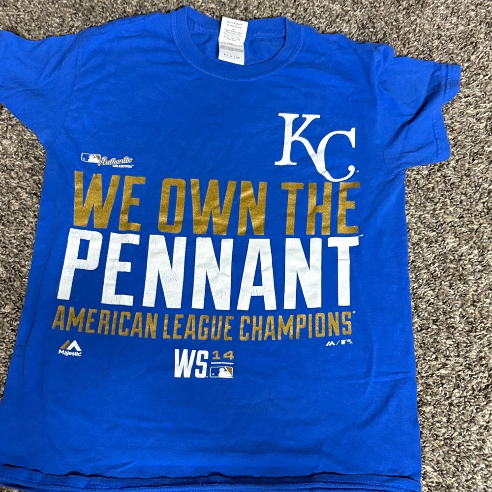 Majestic Blue KC Champions T-Shirt